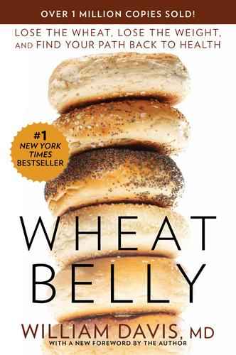 Wheat Belly book cover stack of bagels